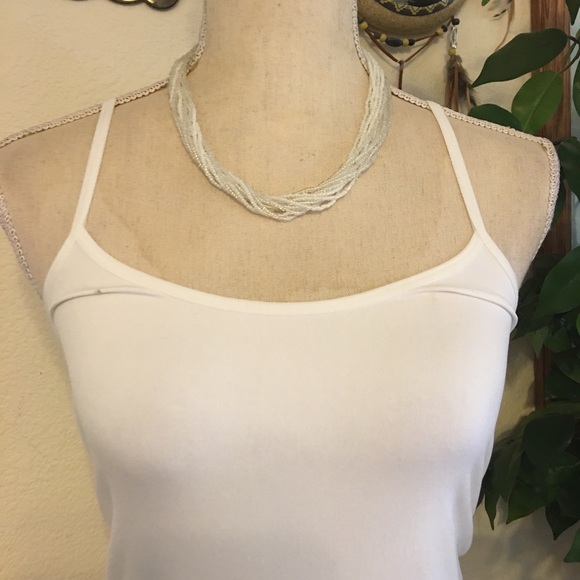 Vintage repurpose multi strand seed bead necklace - Picture 3 of 10